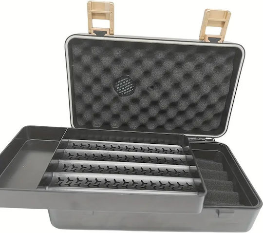 Panora Kunststoff Fall Befeuchter für Zigarren 11 mit Hygrometer 21cmx12cmx5cmcm.