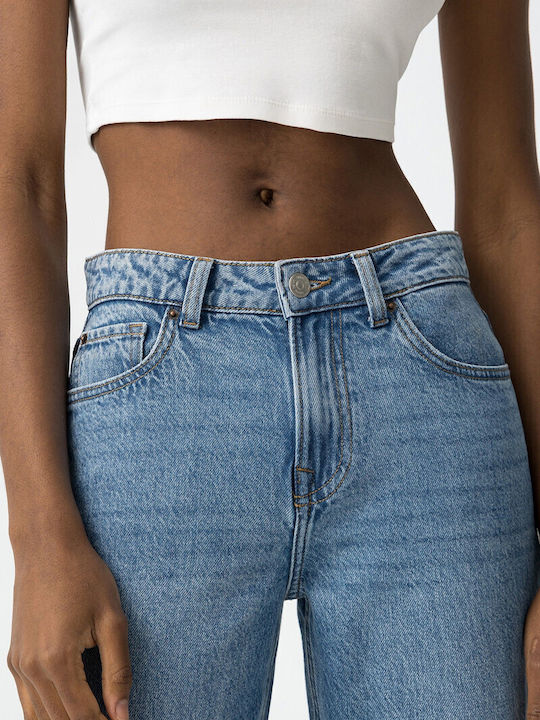 Ψηλόμεσο Γυναικείο Jean Παντελόνι σε Mom Εφαρμογή Blue