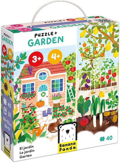 Puzzle pentru Copii Garden pentru 3+ ani+ Ani 40buc Banana Panda