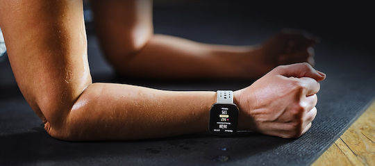 Amazfit Bip 6 46мм Водоустойчив Смартчасовник с Пулсомер (Черен)