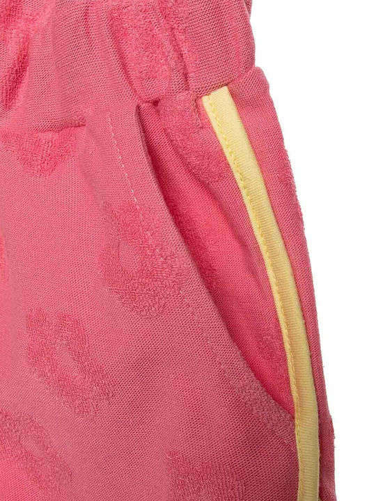 Șort/Salopetă Copii Întreg din Material Textil Roz
