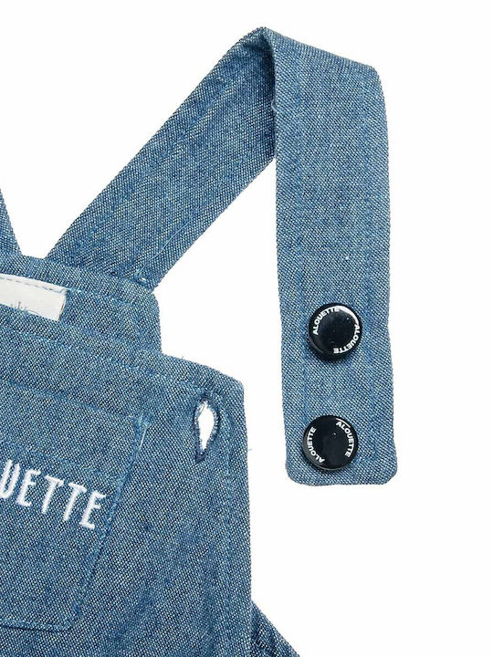 Kids' Denim Overalls Blue