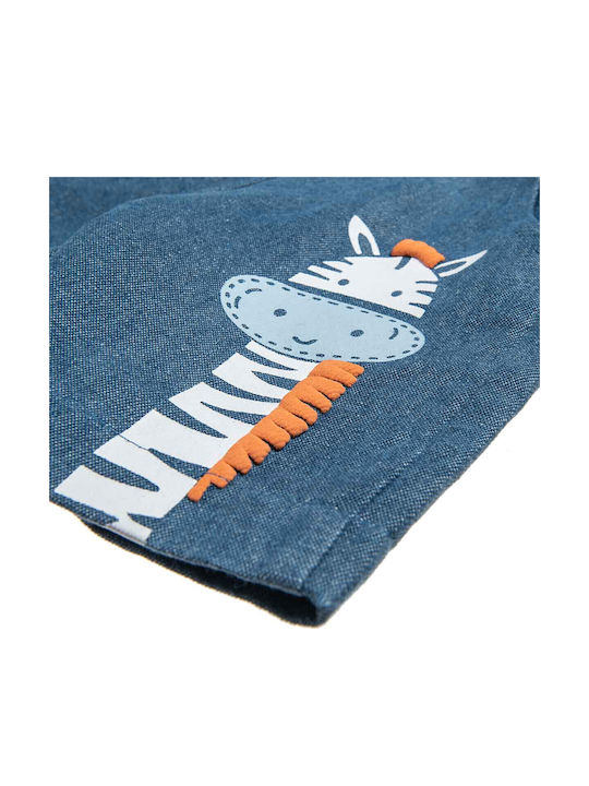 Kids' Denim Overalls Blue