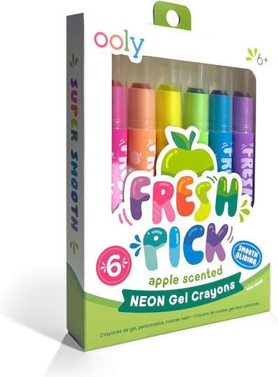 Fresh Pick Scented Crayons Apple Set 6