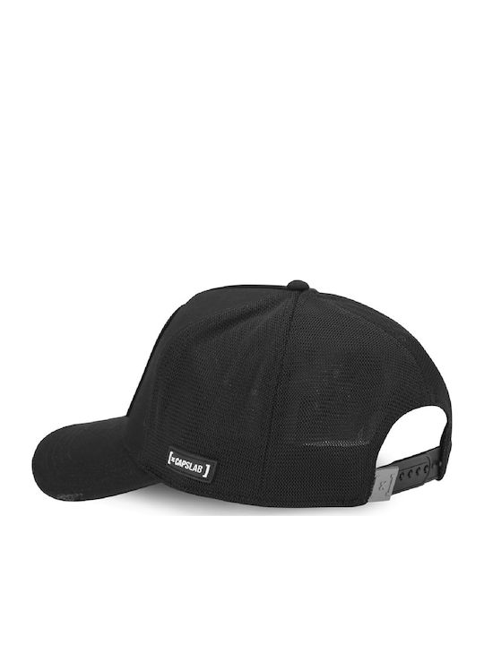 Capslab Tom Jerry Snapback Hat Cl-taj6-1-pct-taj Black Polyester
