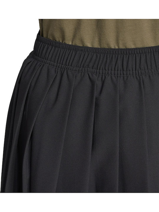 Tiro Pleated Skirt Pleated High-waisted Skirt Black