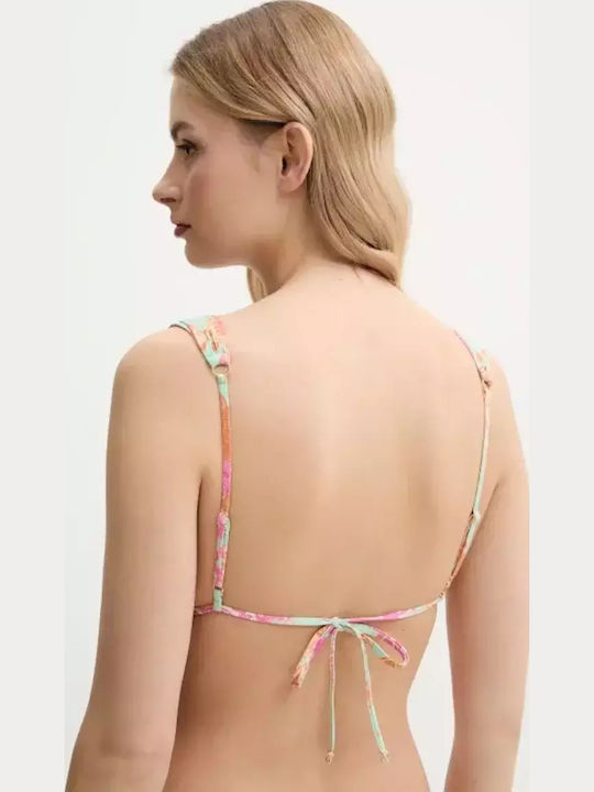 Padded Triangle Bikini Top Multicolour