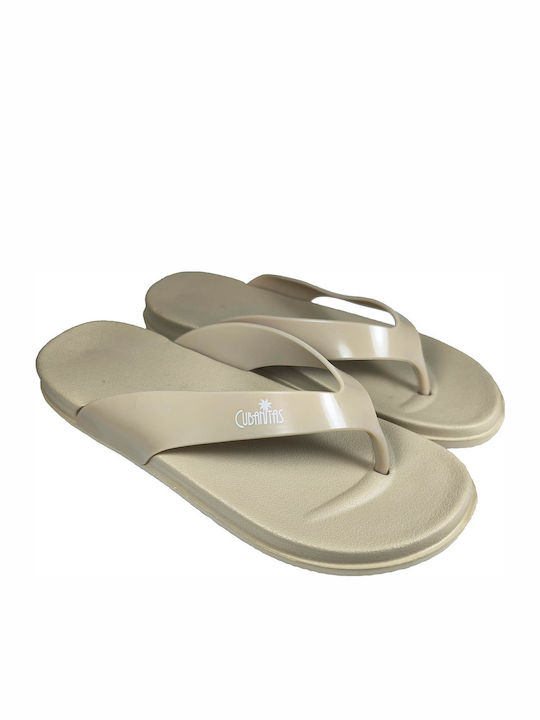 Women's Flip Flops Beige