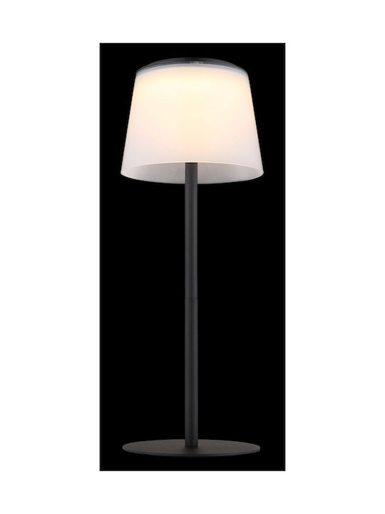 Globo Lighting Πορτατίφ LED με Μαύρο Καπέλο και Βάση