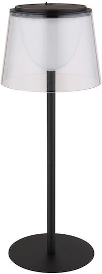 Globo Lighting Metal Table Lamp with Transparent Shade and Base