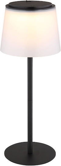 Globo Lighting Metal Table Lamp with Black Shade and Base
