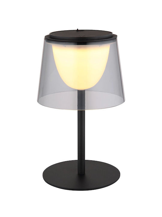 Globo Lighting Table Lamp LED with Black Shade and Base