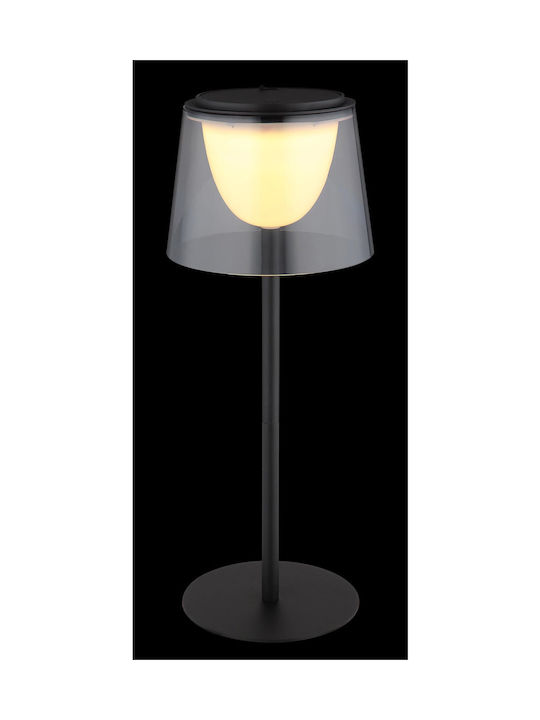 Globo Lighting Table Lamp LED with Black Shade and Base