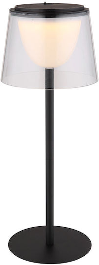 Globo Lighting Metal Table Lamp with Transparent Shade and Base