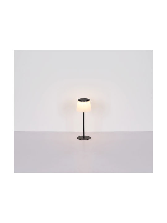 Globo Lighting Πορτατίφ LED με Μαύρο Καπέλο και Βάση