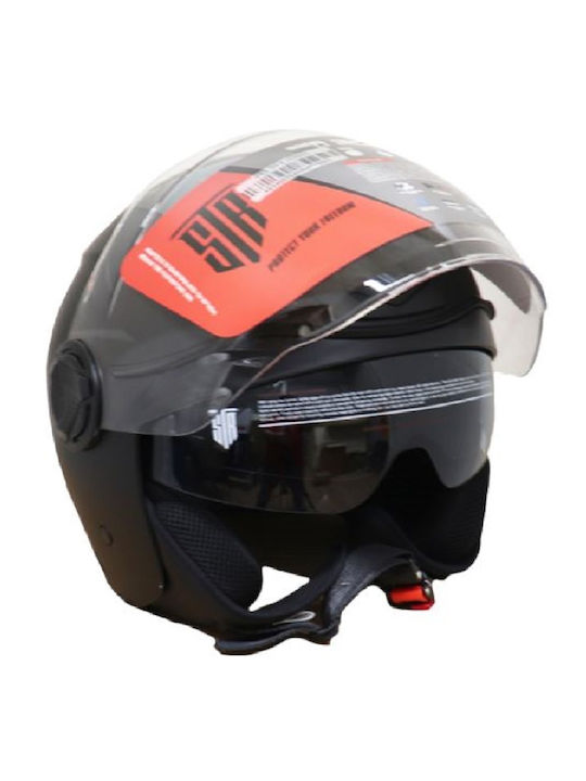 STR Motorcycle Helmet Jet ECE 22.06