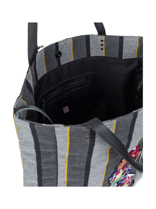 Shopping Women's Ames Bags Grey 888 Nostos Stripes 3dmino 252