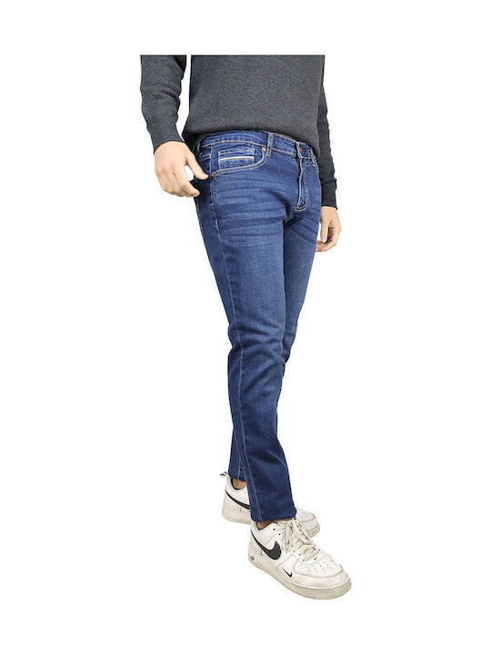 Men's Jeans Pants with Regular Fit Blue