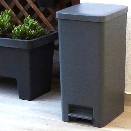 Viomes Recycling Plastic Waste Bin 60lt with Pedal