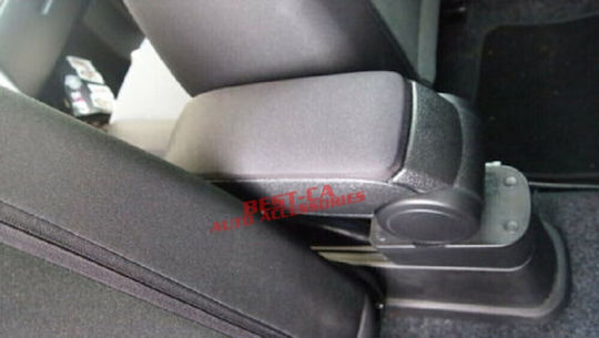 Best-Ka Конзола за подлакътник на кола Съвместим с Fiat Punto / Punto Evo / Linea / Grande Punto Черен цвят