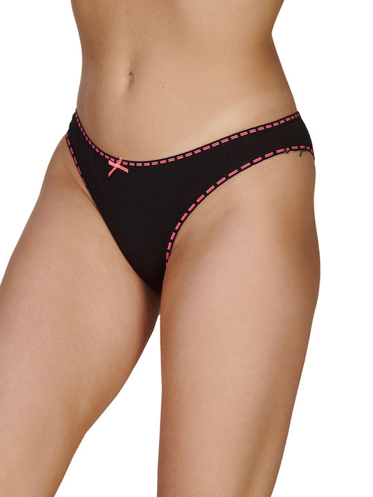 Femei Slip 2Pack Black