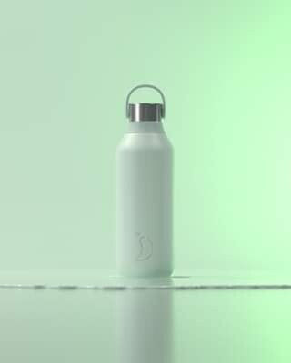 Chilly's Series 2 Thermosflasche Rostfreier Stahl BPA-frei 500ml Offenes Grün