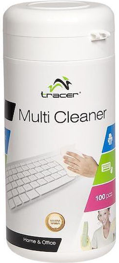 Tracer Αξεσουάρ Καθαρισμού Γραφείου Cleaning Tissues Tube 100τμχ