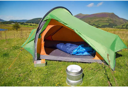 Vango Pamir Green Nevis 200 Camping Tent Mountaineering Green with Double Cloth 4 Seasons for 2 People Waterproof 3000mm 245x185x105cm