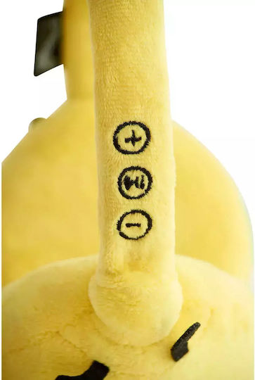 Lazerbuilt Squishmallows Plush Kabellose Bluetooth Kinder Über Ohr Kopfhörer mit 6 Stunden Betriebszeit Sunny The Bee
