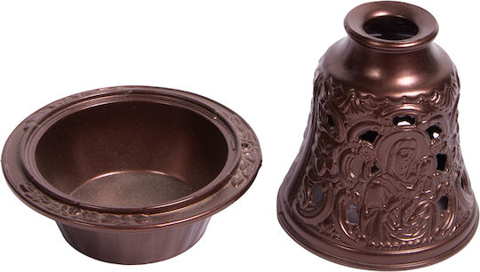Metall-Vigil-Öllampe Glocke 1 Stück Gold