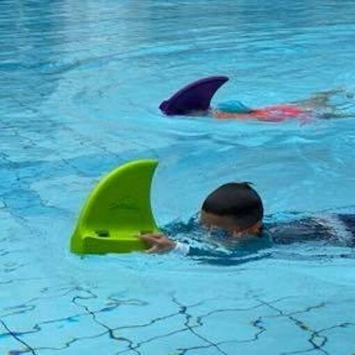 SwimFin Swim Belt with Building Blocks Orange