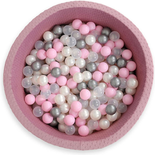Bobono Trockener Pool Minky H-40 cm 200 Bälle Retro Pink