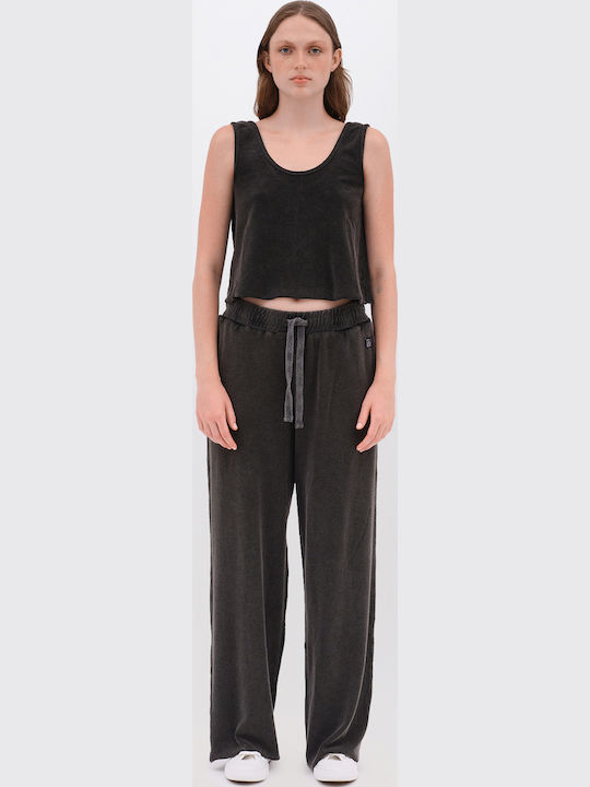 Women's Blouse Cotton Vintage Black