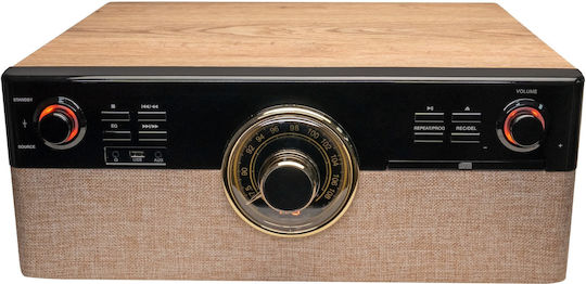 Akai Proffesional ATT-300CC Βαλιτσάκι Πικάπ με Belt Drive, Προενίσχυση και Ενσωματωμένα Ηχεία Καφέ