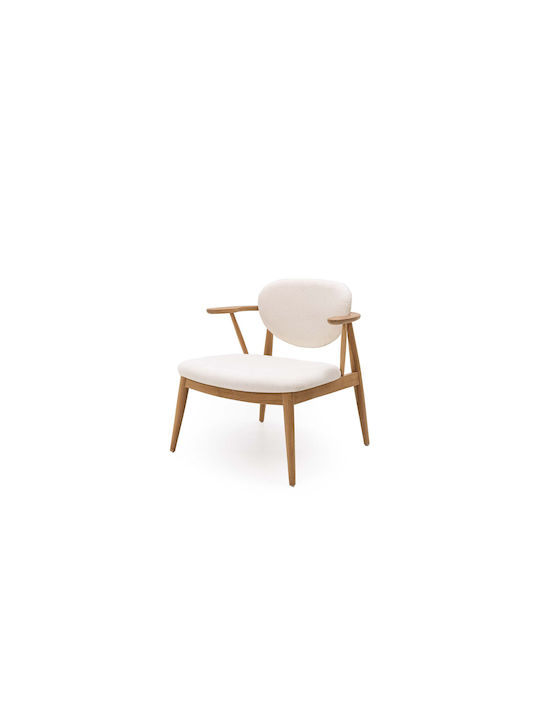 Netle Πολυθρόνα Μπεζ 72x65x76.5cm