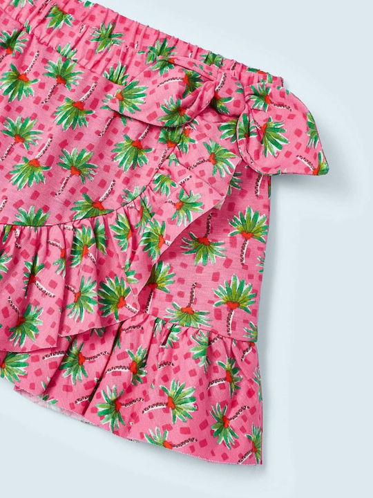 Παιδική Φούστα Floral Ροζ