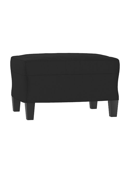 Three-Seater Couch Black 210x77x80 cm