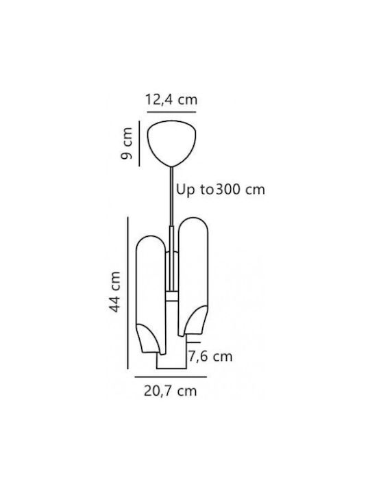 Nordlux Hängelampe Schwarz mit Fassung GU10