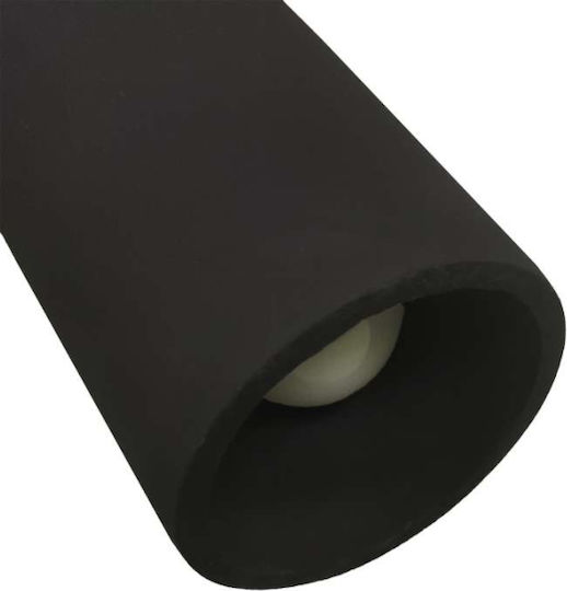 Atman Adjustable Pendant Light Black with Socket E27 9x18x18cm