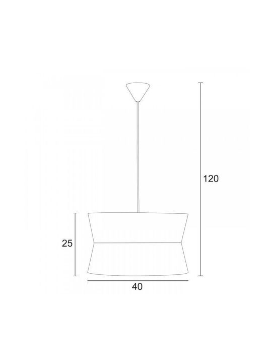 ArkoLight Lustră Verde cu Dulie E27 40cm.