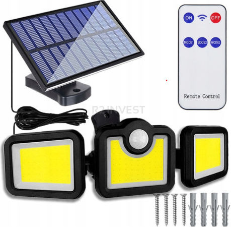 SPM Wall Mounted Solar Light with Cold White Light 6000K IP65