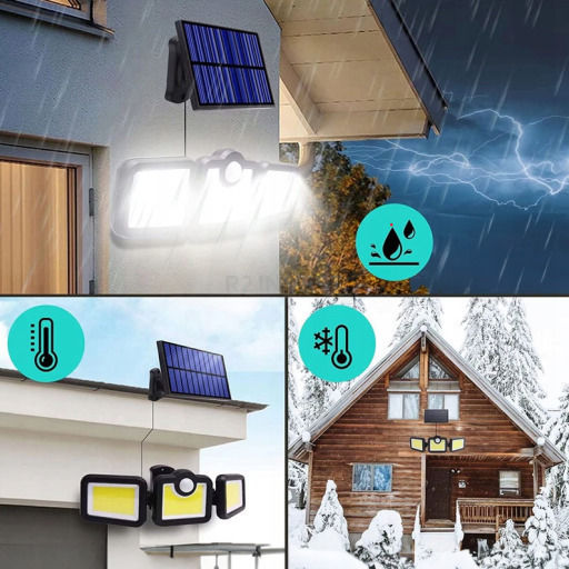 SPM Wall Mounted Solar Light with Cold White Light 6000K IP65