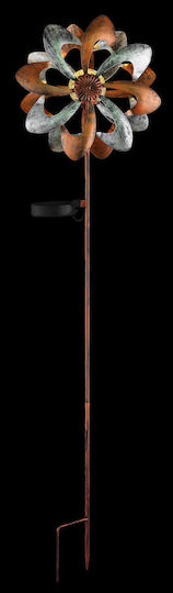 Globo Lighting Spiked Solar Light Flower with Warm White Light 3000K IP44 22cmx12cmx92cmcm