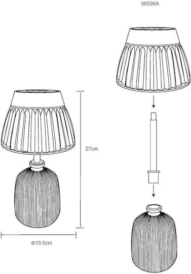 Globo Lighting de birou Lampă Solară cu Alb Cald Lumină 3000K IP44