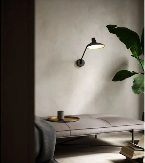 Nordlux Modern Lamp Wall with Socket E14 Black 23x23cm