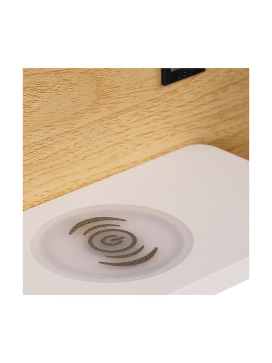 GloboStar Paladin Modern Leuchte Wand mit Integrierter LED und Neutralweißes Licht 30x11x12cm