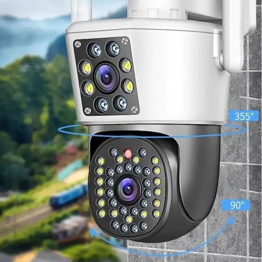 Jortan JT-8293 IP Überwachungskamera Wi-Fi Full HD 1080p Wasserdicht mit Zwei-Wege-Kommunikation und Objektiv 3.6mm