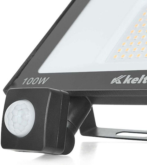 Led Spotlight Motion Sensor Cool White 100 W 6500k Keltin K02016