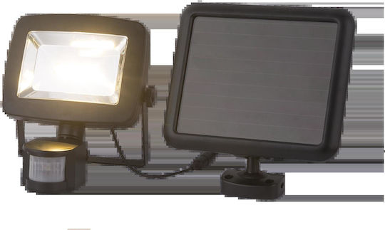 Globo Lighting Στεγανός Ηλιακός Προβολέας LED 3W Θερμό Λευκό 2700K με Αισθητήρα Κίνησης IP44