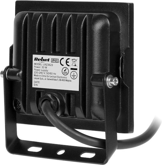 Wasserdicht LED Flutlicht 30W Kaltweiß 6500K IP65